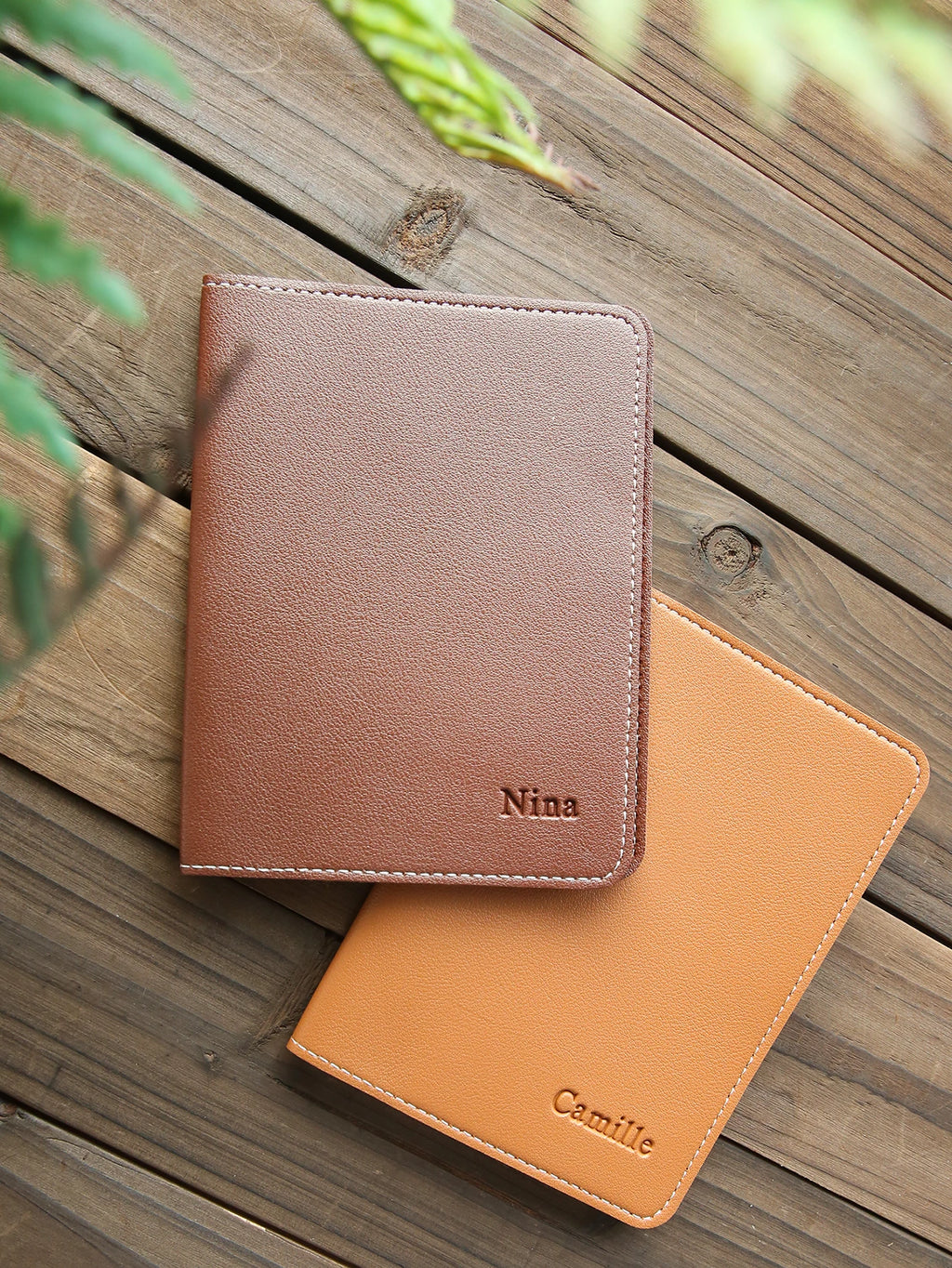 1 PCS Custom Name Passport Holder Personalized Leather Passport Cove Customized Travel Accessories Handmade Passport Holder Gift