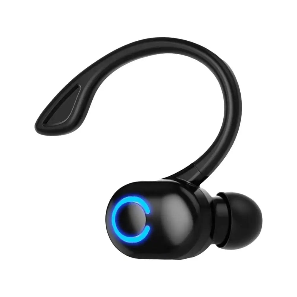Bluetooth 5.2 Wireless Headset Single Ear-Hook Earplugs Ultra Long Battery Life Business Earphone Mobile Phone Headphone Earbuds