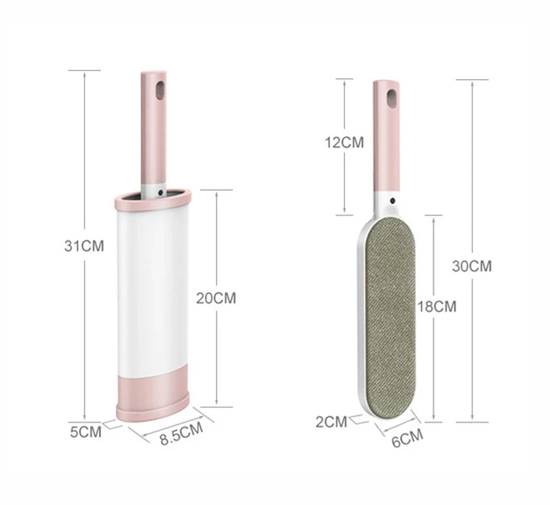 Pet Hair Remover Lint Remover Clothes Lint Roller Reusable Fur Hair Cleaning Brush Static Dusting Brush Household Coat Brushes