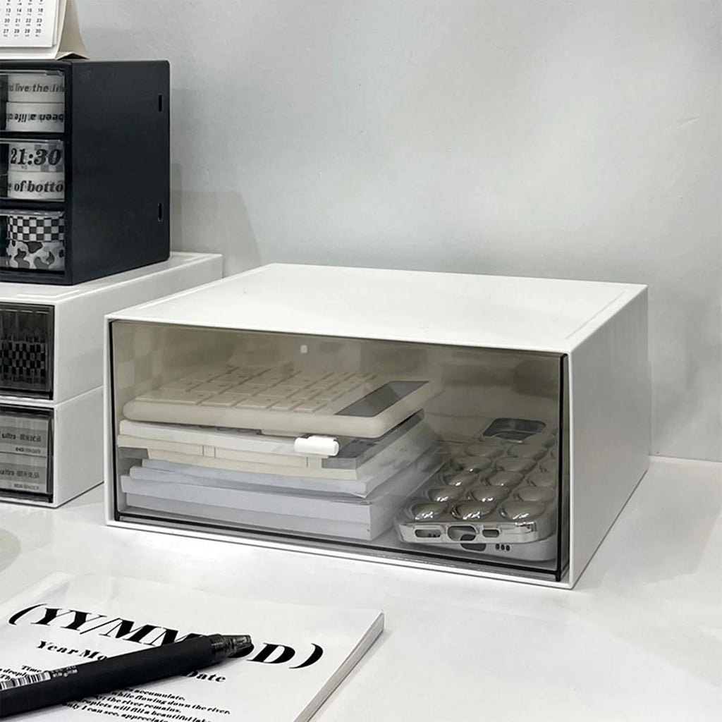 Stackable Drawer Organizer Boxes Space Saving Stackable Drawer Units for Bedroom Dorm Closet Kitchen