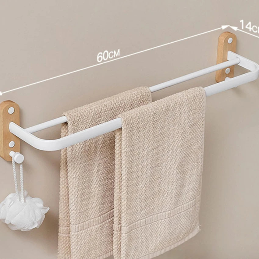 Bathroom towel bar no punching toilet storage shelf bathroom organizer and storage bathroom accessories towel rack corner shelf