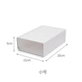 Stackable Drawer Organizer Desktop Storage Box Portable Cabinet for Office & Study Transparent Drawers with Combination Design