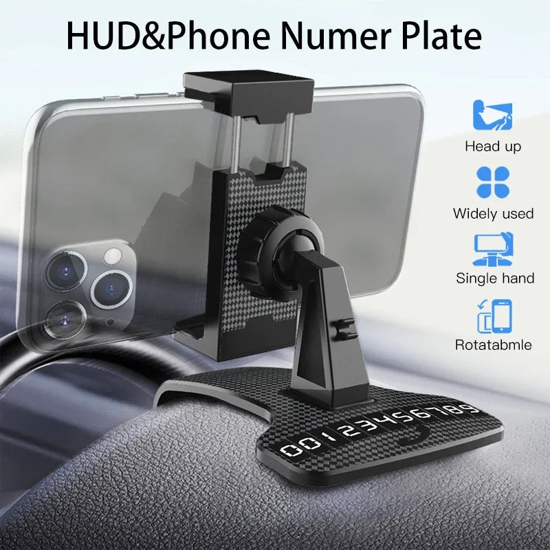 Car Holder For Phone Car Dashboard Clip Mount Mobile Cell Stand Smartphone GPS Support For iPhone 12 11 Xiaomi Redmi Huawei
