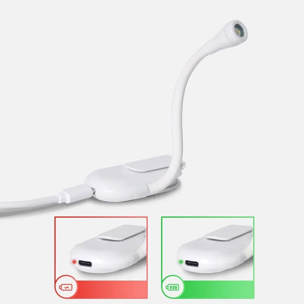Led Usb Light Steplessly Brightening 3 Colors Book Lamp Room Lights Bed Home-appliance Read Chargeable Fixture Lamps Books Desk