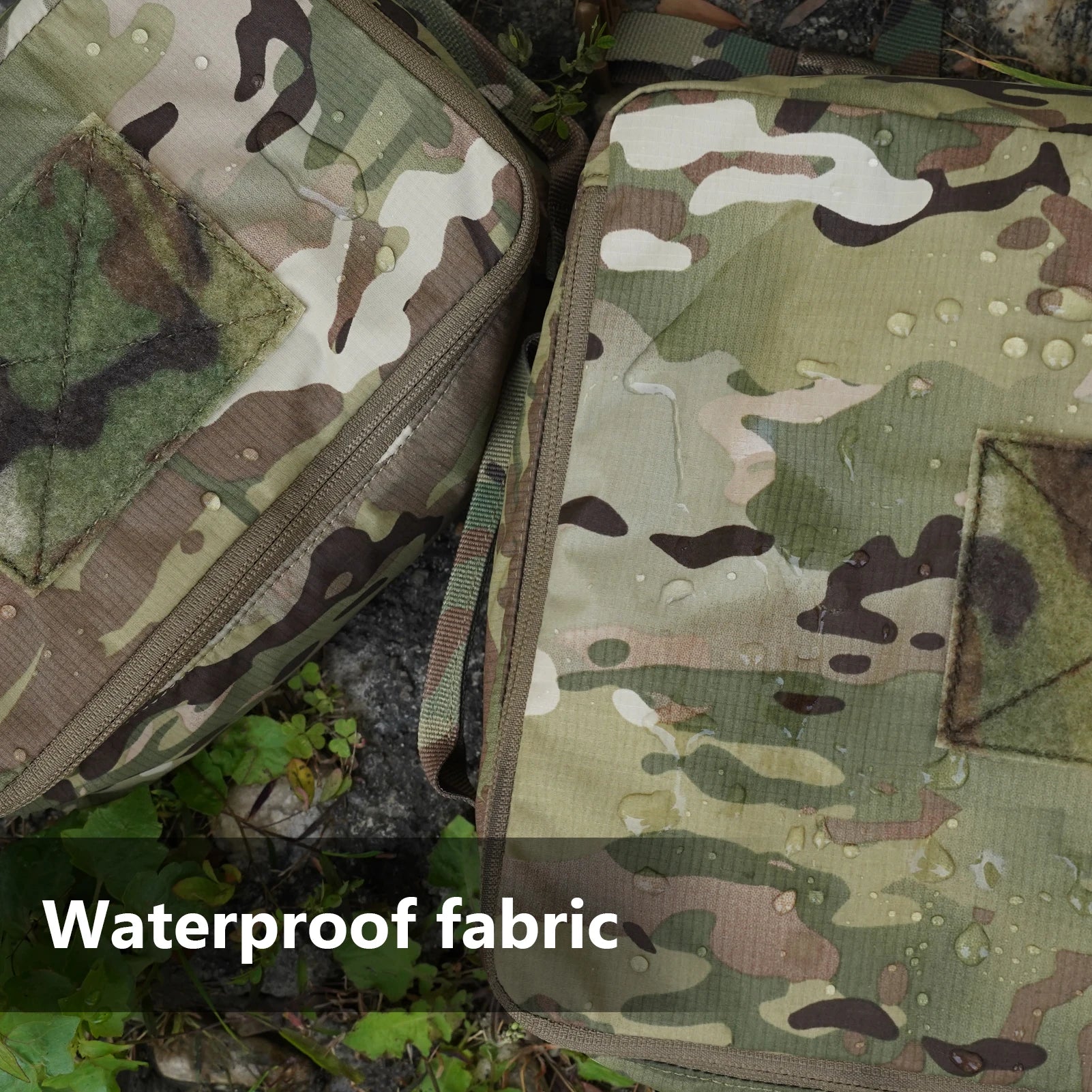 KRYDEX 4pcs Tactical Travel Packing Organizer Packing Cubes 70D Nylon Waterproof Luggage Bags Outdoor Modular Pouch Set
