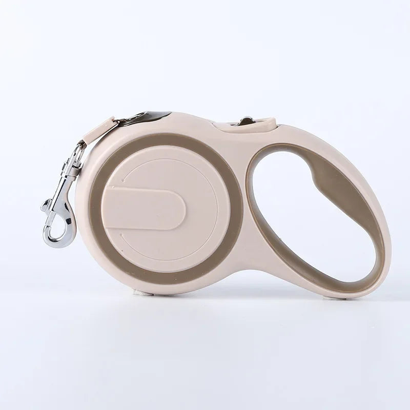 5M Retractable Nylon Leash for Small Dogs and Cats Durable Automatic Tension Control for Outdoor Walking Hiking Travel