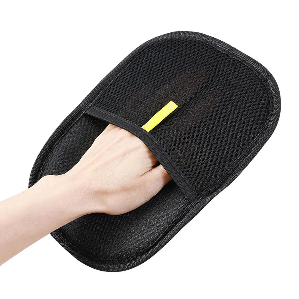 Pet Grooming Gloves Pet Hair Remover Static Dedusting Brush Removing Dog Cat Hair From Sofa Carpet Clothes Gloves Dog Supplies