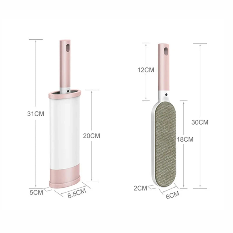 Pet Hair Remover Lint Remover Clothes Lint Roller Reusable Fur Hair Cleaning Brush Static Dusting Brush Household Coat Brushes