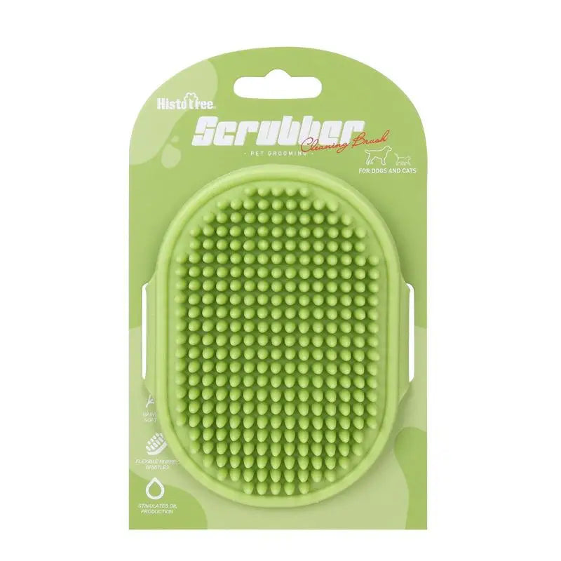 ✔Pet Bath Brush Dog Cat Grooming Brush Soft Silicone Massage Glove With Adjustable Strap Hair Remover Brush Pet Bathing Tools