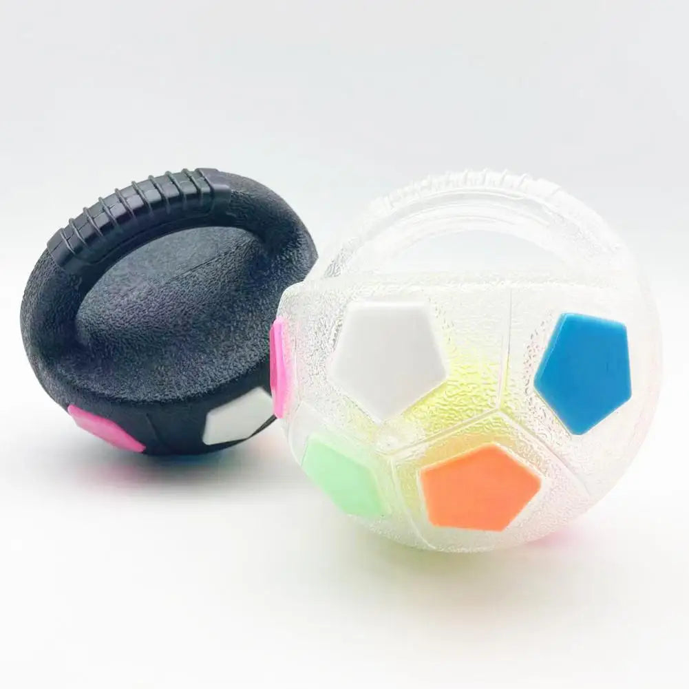 Dog Calming Ball Interactive Football Dog Toy Pets Toss And Fetch Toy with Squeaker Treat Dispensing for Small Medium Large Dogs