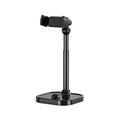 Adjustable Cell Phone Stand for Desk, Rotating Cell Phone Holder for Desk with 9-14" Face-Level View, Metal Desktop Tripod