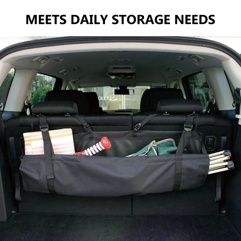 KEBUDIMEI Car Trunk Organizer Oxford Backseat Storage Bag Multi-use Automobile Seat Back Organizers Net Car Interior Accessories