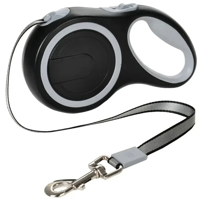 5M Retractable Nylon Leash for Small Dogs and Cats Durable Automatic Tension Control for Outdoor Walking Hiking Travel