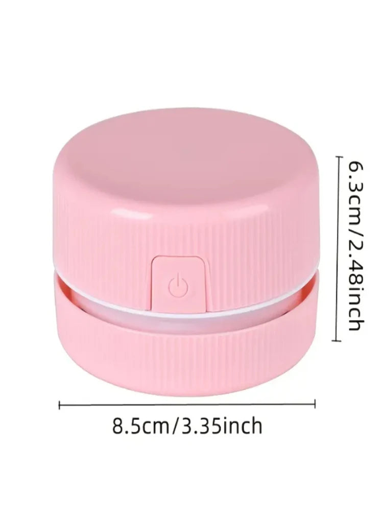 Mini Portable Desktop Vacuum Cleaner-Silent Office Study Desk Cleaning Expert For Students Exquisite Gift For Home & Office Use