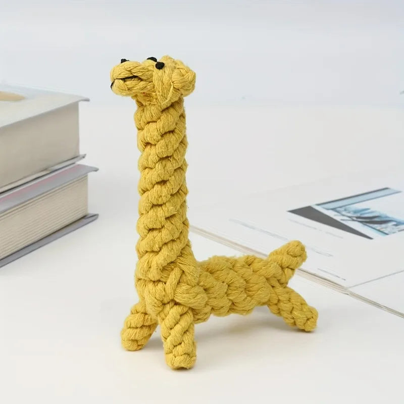 Dog Toys Interactive Rope Knot Toy for Dogs Puppies Pet Chew Toy Grinding Teeth Playing Toys for Dogs