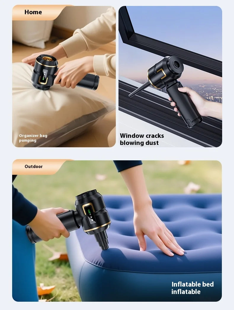 Mini Car Vacuum Cleaner Strong Scution Cordless 998000PA Powerful Wireless Car Cleaner HandHeld Portable Vacuum Cleaner for Car