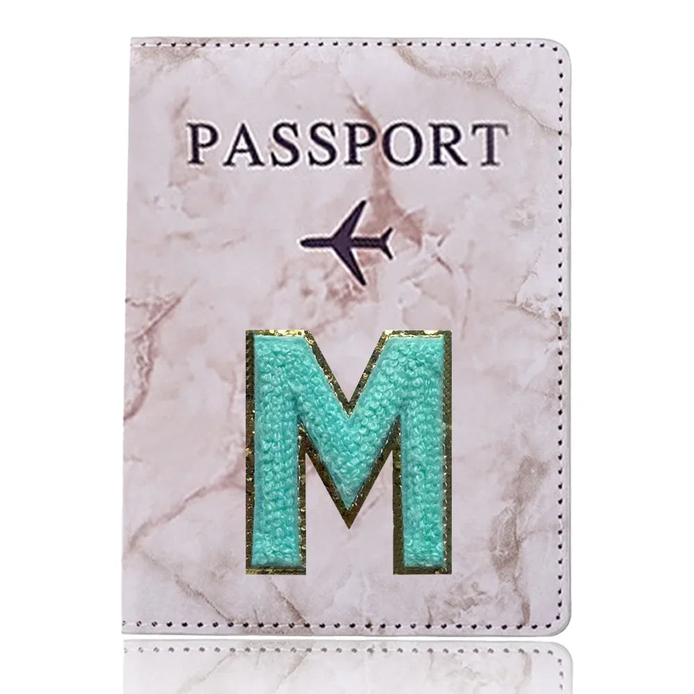 Passport Holder Passport Case Travel Waterproof Passport Protective Cover Embroidery Pattern Holder Air Plan Travel Accessories