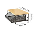 Kitchen Storage Rack Standing Shelf with Drawer for Fruits Vegetables Microwave Oven Pots Dishes Spices Organizer Home Apartment
