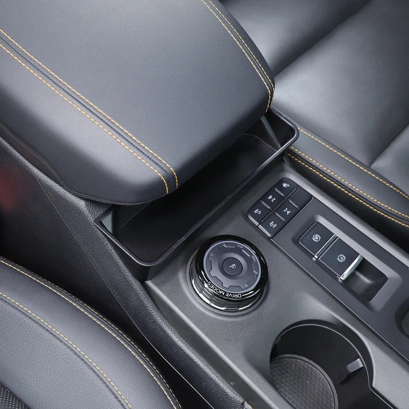 Car Center Console Organizer Tray For Ford Ranger 2023 2024 2025 Interior Accessories Armrest Box Front Storage Box