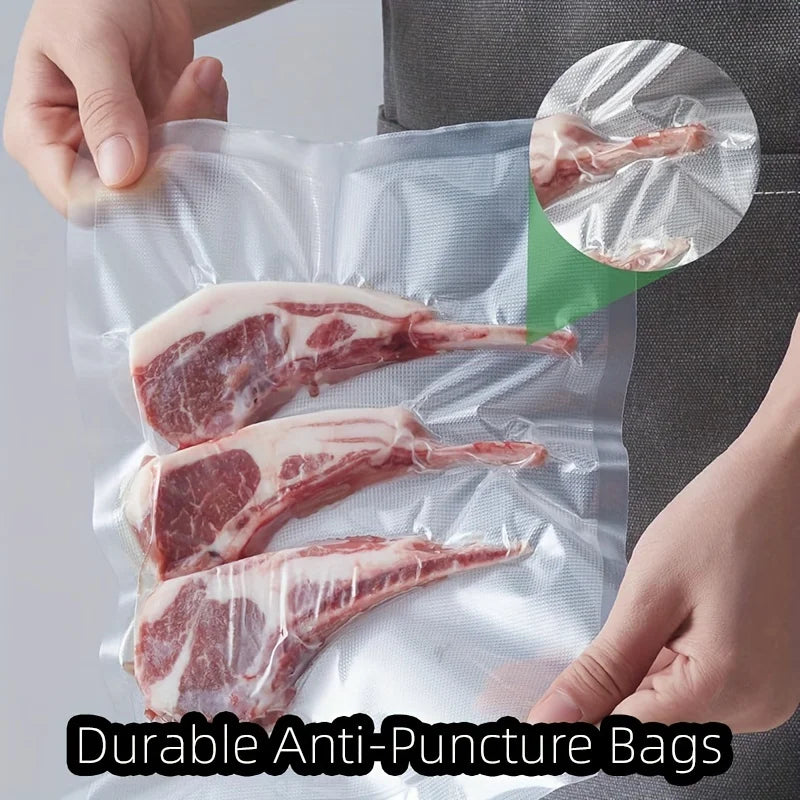 500CM Food Vacuum Sealer Bags Household Vacuum Sealing Machine Storage Roll Bag Travel Refrigerator Food Preservation Pack Bag