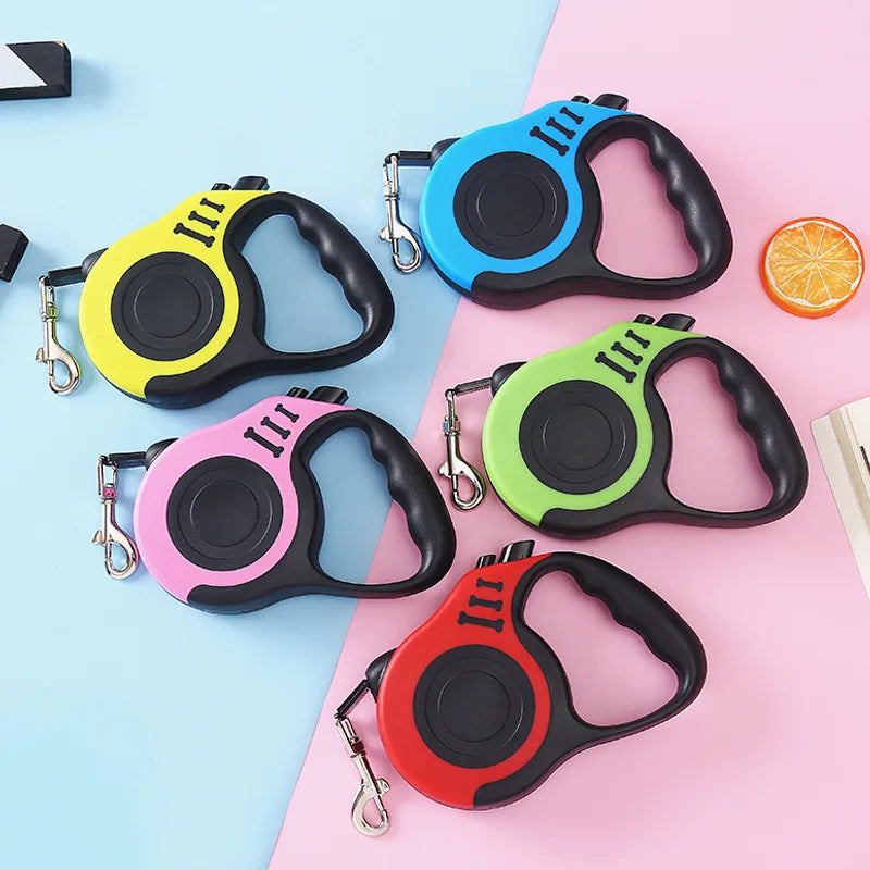 Automatic Retractable Dog Leash for Small Dogs And Cats Durable Nylon Lead with Traction Rope for Outdoor Travel And Walking