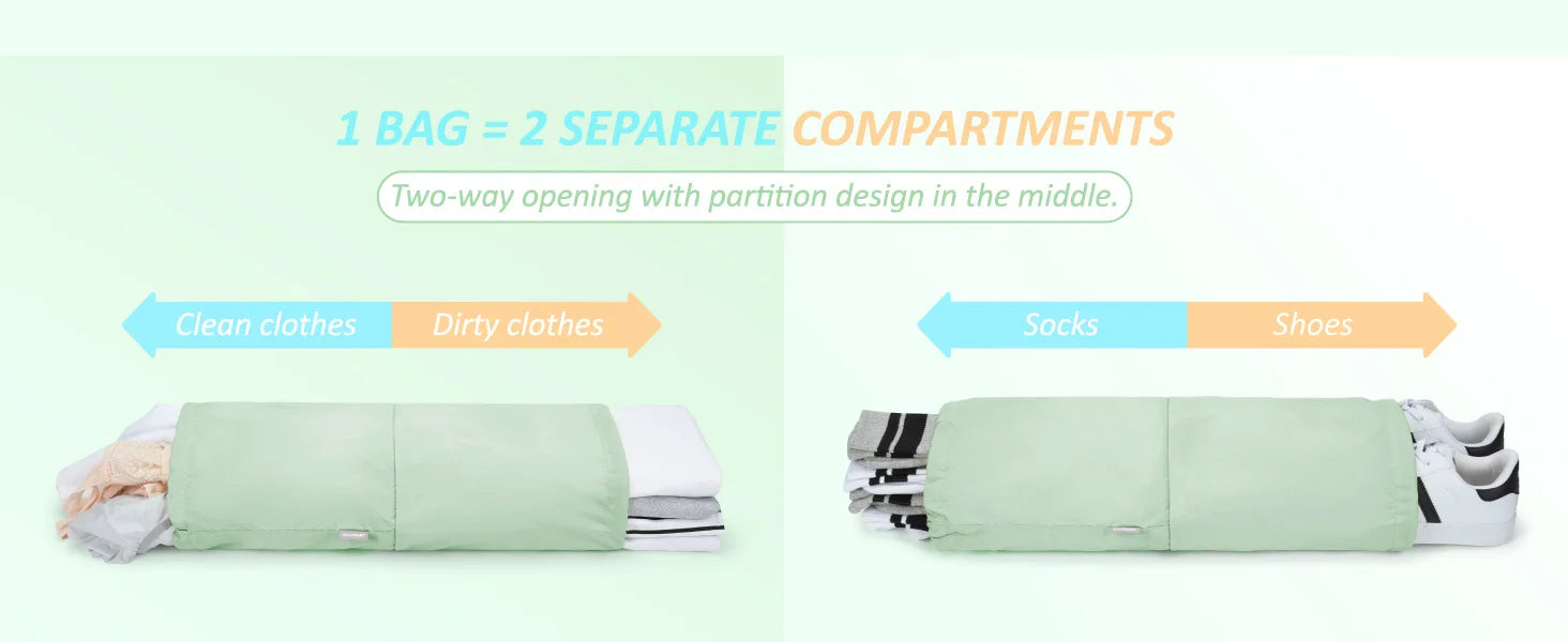 BAGSMART Compression Packing Cubes for Travel - 6/4/2 Set Lightweight Durable Luggage Organizer Bags Travel Essentials