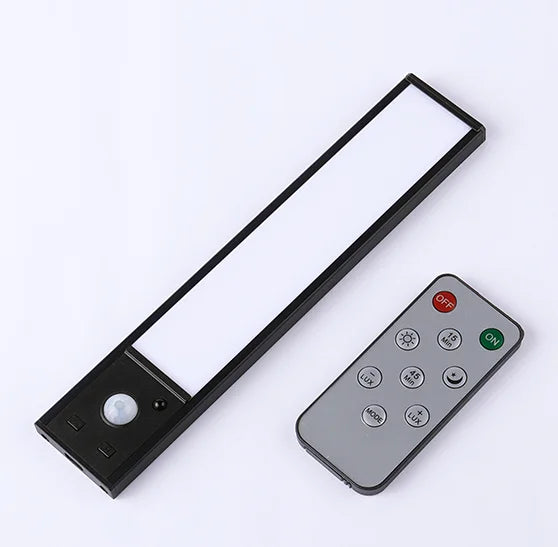 LED Motion Sensor Light Wireless USB Rechargeable Night Light Portable Induction Lamp for Kitchen Cabinet Wardrobe Staircase