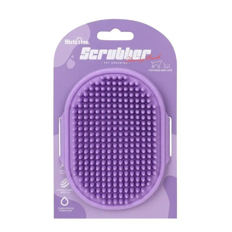 ✔Pet Bath Brush Dog Cat Grooming Brush Soft Silicone Massage Glove With Adjustable Strap Hair Remover Brush Pet Bathing Tools