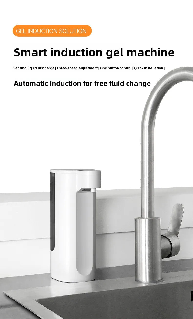 Automatic Sensor Dispenser Hand Sanitizer Dispenser Kitchen Soap Dispenser Wall-mounted Hand Sanitizer Soap Feeder