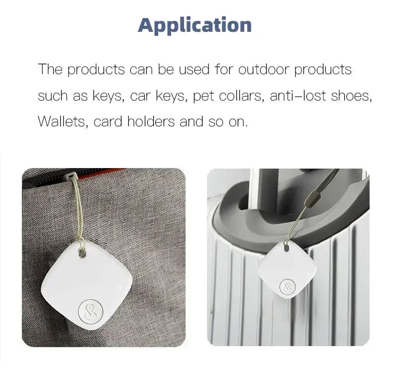 Bluetooth Tracking Device iOS Find My APP Smart Tag GPS Tracker Locator Anti-Lost Alarm Reminder Car Key Dog Pet Kid Finder
