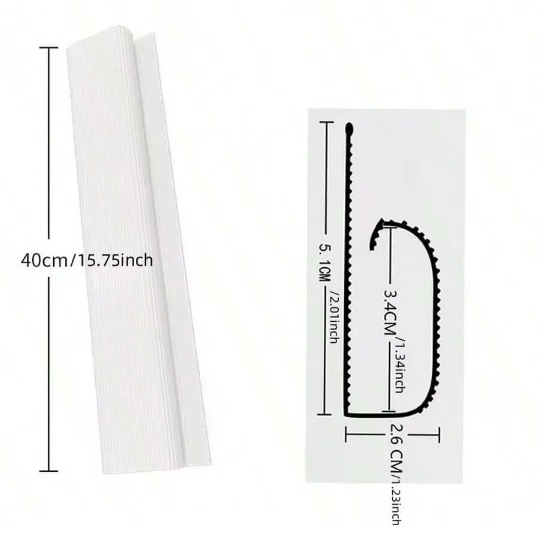 1PC 40cm/15.75cm Channel Desk Cable Organizer Cable Management Accessories White Cable Protecter No Drilling Under Desk Manageme