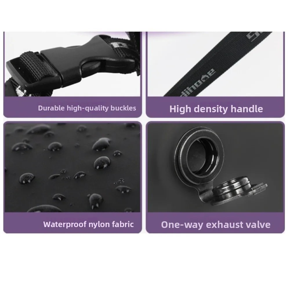 Durable Waterproof Vacuum Compression Bag Lightweight Reusable Travel Packing Cubes Portable Space Saving Storage Bag