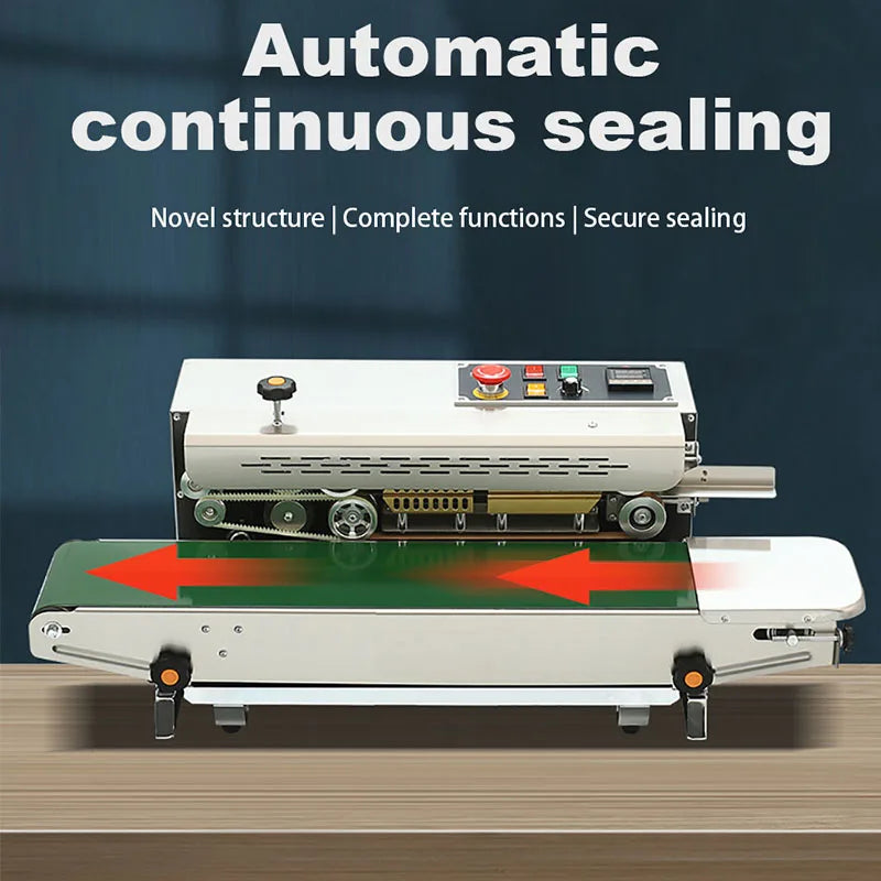 Automatic Electric Bag Sealing Machine Food Plastic Packag Sealer Heavy Duty Packag Sealing Machine 220V Continuous Heat Sealer