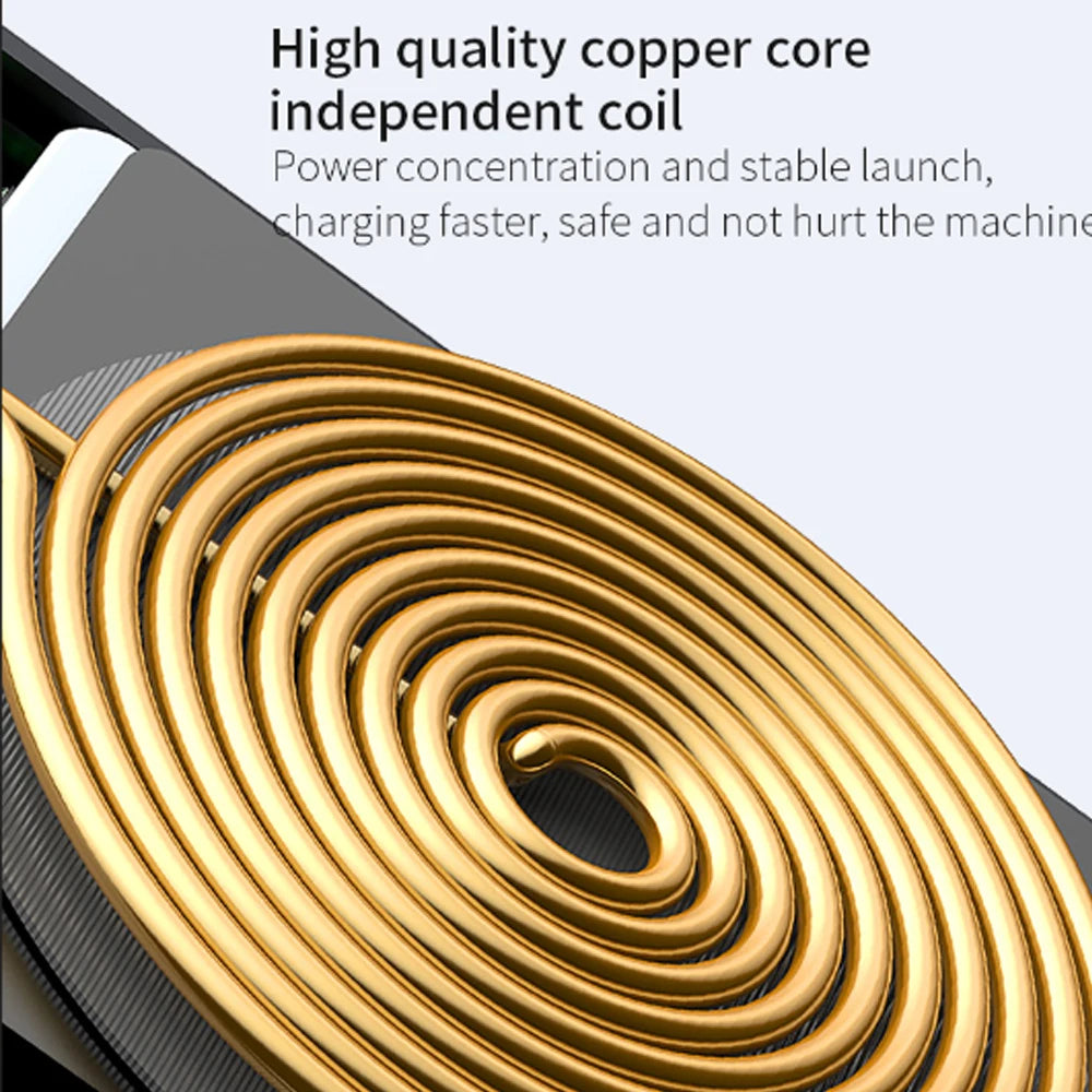 Rotatable Car Wireless Charger With Holder 15W Fast Charge For iPhone 16 15 14 13 Magnetic Car Holder Charger Vent Auto Shrink