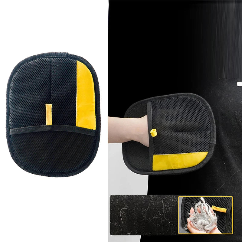 Cat Hair Cleaner Pet Gloves Household Hair Remover Cat Dog Hair Remover Brush Remover Hair Sticking Device Home Hair Scraper