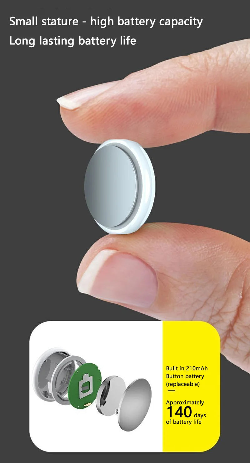 Mini GPS Tracker Bluetooth 5.0 Pet elderly Kids Wallet Tracking Smart Finder Locator Car Locator For IOS Android New 2026