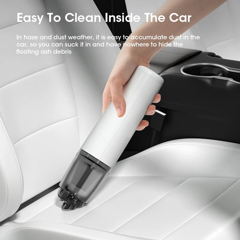 Portable Mini Handheld Vacuum Cleaner Wireless Cordless Car Vacuum Strong Suction 2 Gears Lightweight Rechargeable for Home Car