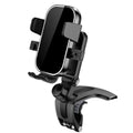 Car dashboard phone holder, 360-degree rotating universal dashboard clip-on phone holder, suitable for 4-7 inch smartphones.