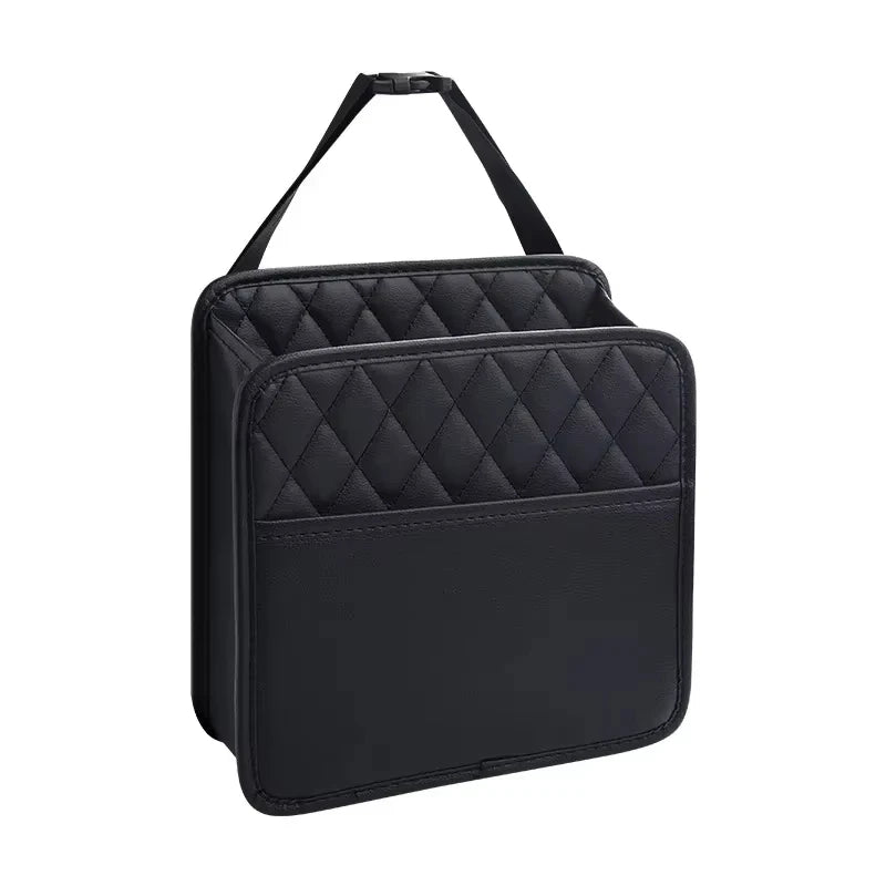 Car Organizer Multi-functional Car Seat Storage Bag Waterproof Hanging Car Seat Organizer Garbage Bag Suitable for Most Car