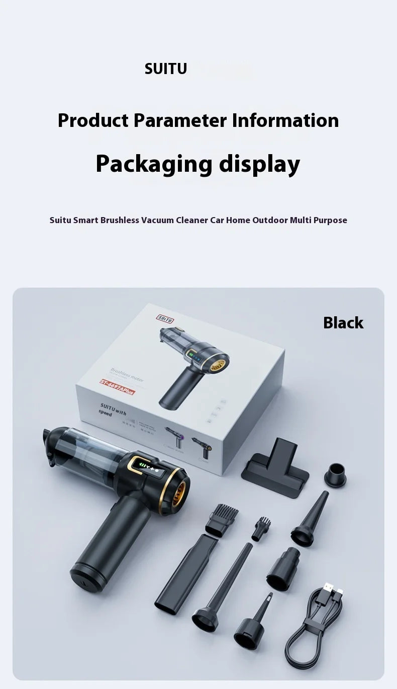 Mini Car Vacuum Cleaner Strong Scution Cordless 998000PA Powerful Wireless Car Cleaner HandHeld Portable Vacuum Cleaner for Car