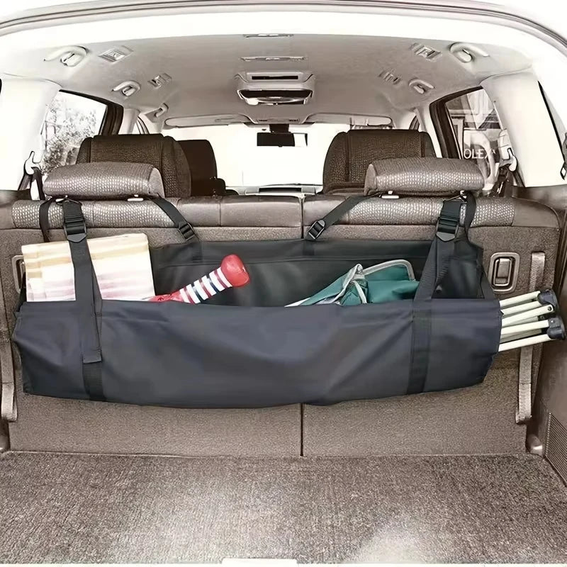 KEBUDIMEI Car Trunk Organizer Oxford Backseat Storage Bag Multi-use Automobile Seat Back Organizers Net Car Interior Accessories