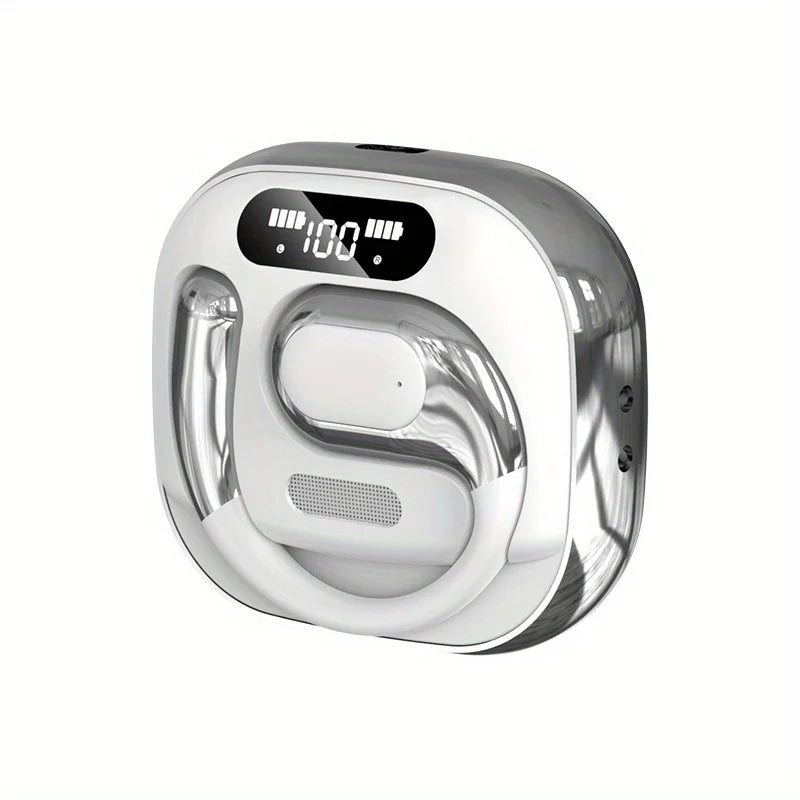 Bluetooth Earphones Original Wireless Digital Display Screen Earbuds With Mic HIFI Level Lossless Sound Quality Design Earbuds