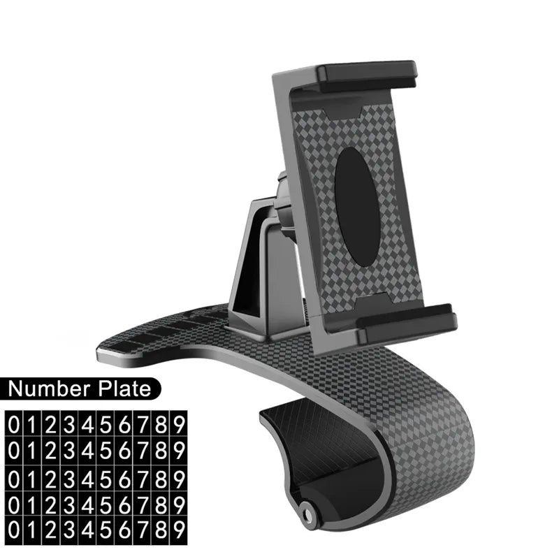 Car Holder For Phone Car Dashboard Clip Mount Mobile Cell Stand Smartphone GPS Support For iPhone 12 11 Xiaomi Redmi Huawei