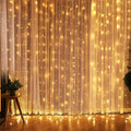USB LED Curtain Light String, Christmas Room Decoration, Remote Control 8 Function Light Garland ,Wedding Birthday Home Decor
