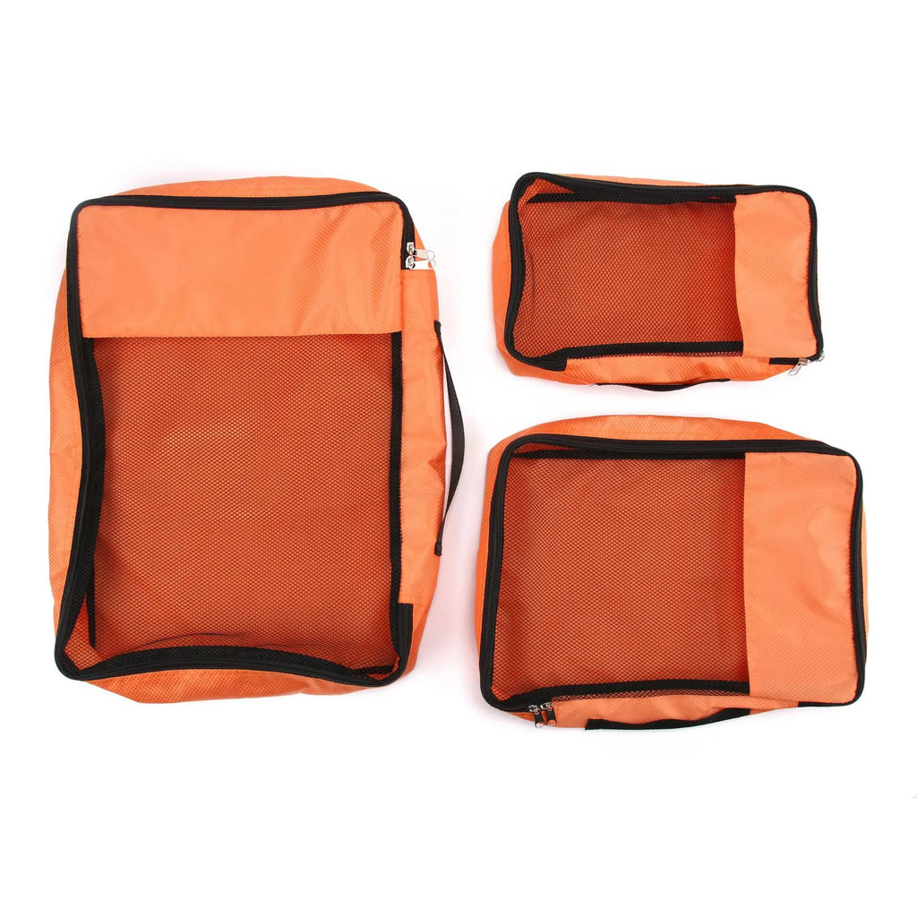 Travel Packing Cubes Luggage Organizer Bags for Suitcase Compression Storage Pouches with Mesh Lightweight Travel Accessories