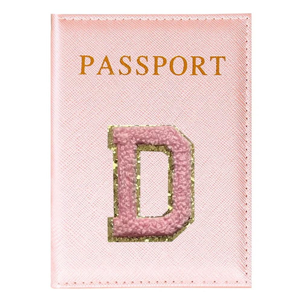 Portapasaporte Rosa con Diseño Aviones — Funda PU para Viajeras