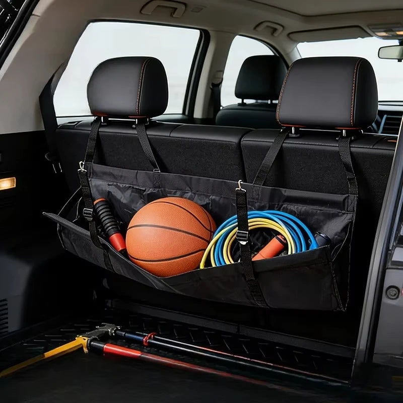 KEBUDIMEI Car Trunk Organizer Oxford Backseat Storage Bag Multi-use Automobile Seat Back Organizers Net Car Interior Accessories