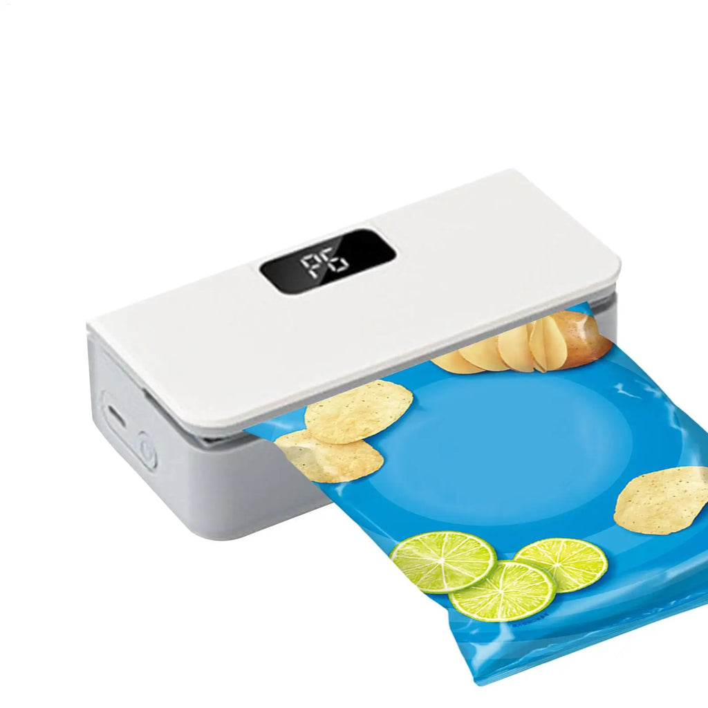 Bag Sealer Mini Plastic Bags Sealer 6-Mode Rechargeable Packaging thermal Sealing Machine Portable Home Food Storage Bag Sealer