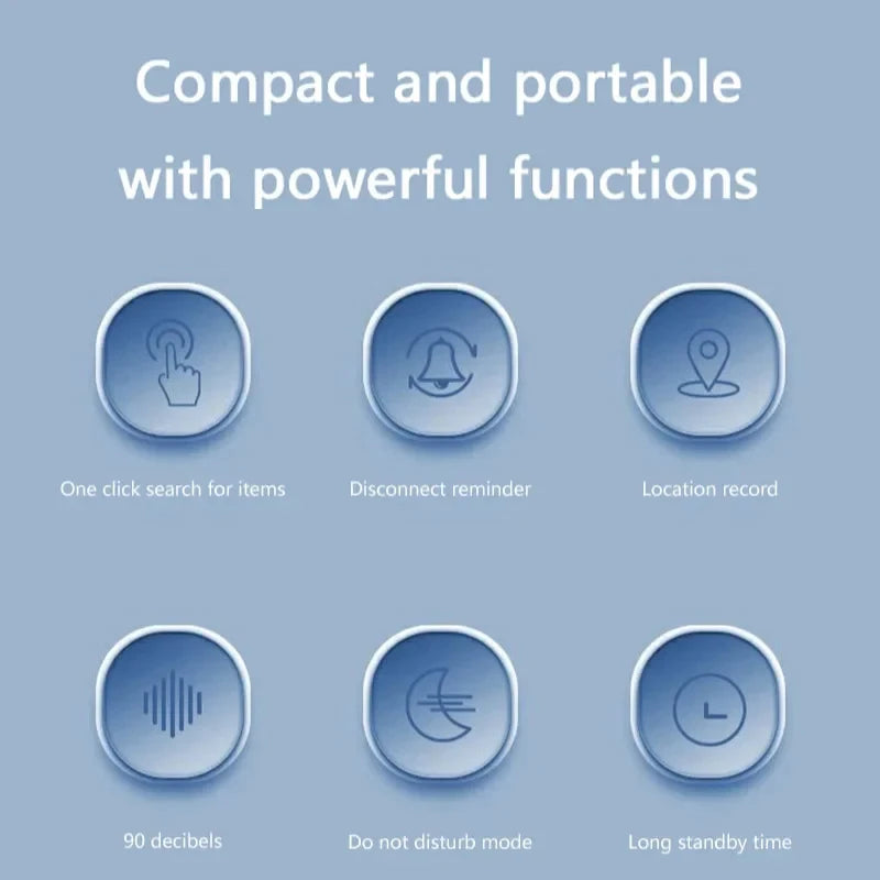 Mini GPS Tracker Bluetooth5.0 Anti-Lost Smart Device Pets Elderly Kid Car Suitcase Wallet Tracking Car Locator For IOS Android
