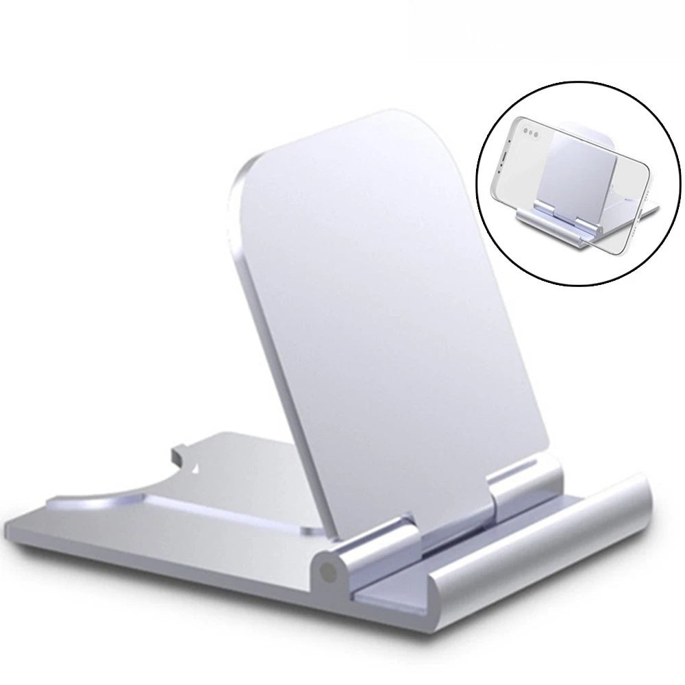 Portable Foldable Phone Stand - Universal Mini Holder for Mobile Phone & Tablet Desktop Display